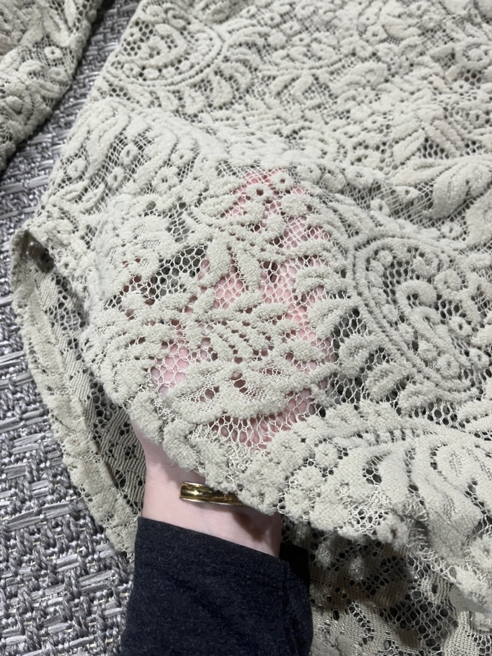 Free People | Oversized Lace Ruby Shacket - Picture 15 of 16